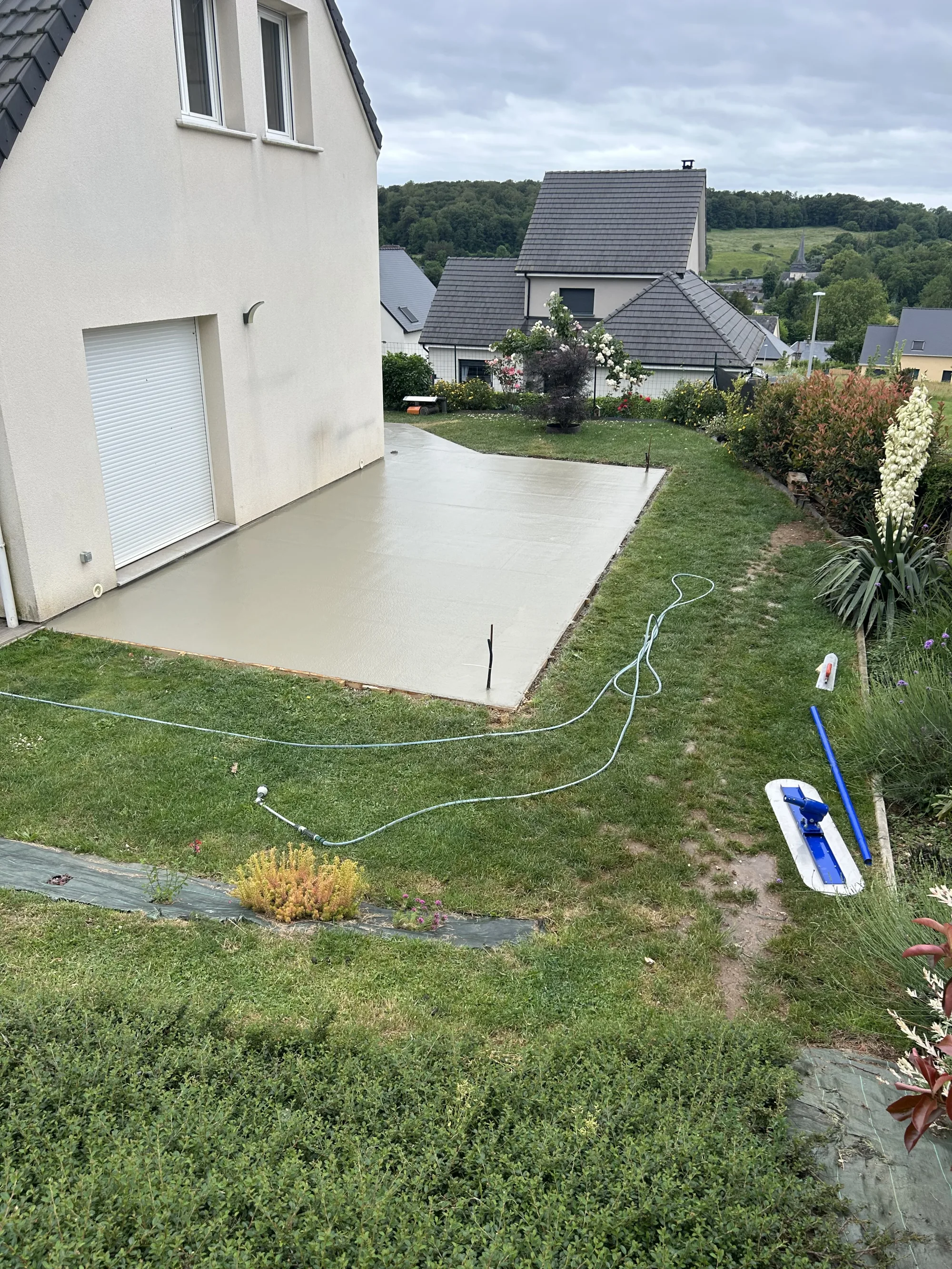 Après les travaux - Dalle béton
